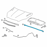 OEM 2017 Chevrolet Trax Rear Weatherstrip Diagram - 42354981