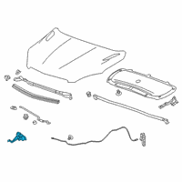 OEM 2021 Chevrolet Trax Latch Diagram - 42750799