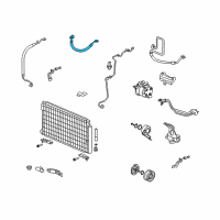 OEM 2008 Honda Civic Hose, Discharge Diagram - 80315-SVB-A01