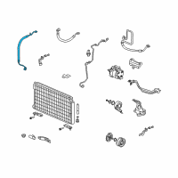 OEM 2009 Honda Civic Hose, Suction Diagram - 80311-SNA-A03