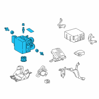 OEM Lexus ACTUATOR Assembly, Brake Diagram - 44050-30670