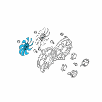 OEM Infiniti Q70 Fan-Motor Diagram - 21486-1BH0A