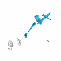 OEM Scion xD Column Assembly Diagram - 45250-52340