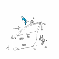 OEM Toyota Camry Cylinder & Keys Diagram - 69051-41050