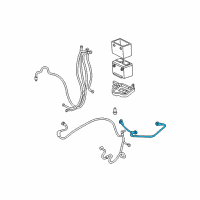 OEM Oldsmobile Cable-Battery Negative(26"Long) Diagram - 12157339