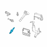 OEM 2013 Acura RDX Spark Plug (Sxu22Hcr11) (Denso) Diagram - 12290-R70-A02