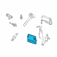 OEM 2013 Honda Accord Electronic Control Diagram - 37820-5G0-A76