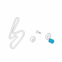 OEM 2007 Hyundai Santa Fe Tensioner Assembly Diagram - 25281-3E011