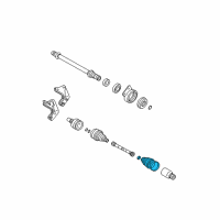 OEM Mercury Mariner Inner Boot Diagram - YL8Z-3A331-AA