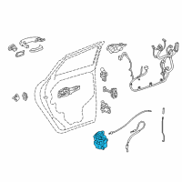 OEM 2022 Buick Envision Latch Diagram - 13533659