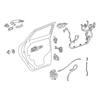 OEM 2017 Buick Envision Lock Rod Diagram - 22863607