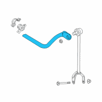 OEM 2021 Lexus LS500h Bar, Stabilizer, Rear Diagram - 48812-50220