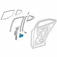 OEM 2021 Lexus UX200 Motor Assembly, Power Wi Diagram - 85710-76030