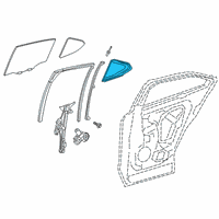 OEM 2022 Lexus UX200 WEATHERSTRIP RR Doo Diagram - 68188-76020