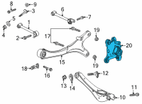 OEM 2021 Chevrolet Tahoe Knuckle Diagram - 84735517