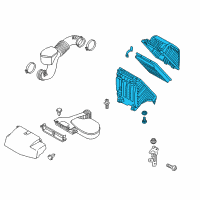 OEM 2013 Hyundai Santa Fe Sport Cleaner Assembly-Air Diagram - 28110-4Z200