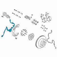 OEM 2020 Ram 2500 Brake Diagram - 68351278AE
