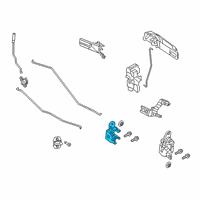 OEM Ram 1500 Classic Door Hinge Rear, Rear Left Upper Diagram - 68058523AA