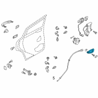 OEM 2017 Ford C-Max Handle, Inside Diagram - CJ5Z-7822601-BJ