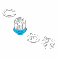 OEM 2006 Ford Escape Blower Motor Diagram - 5L8Z-19805-AA