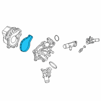 OEM Honda Clarity Gasket, Water Pump Diagram - 19222-5K0-A01