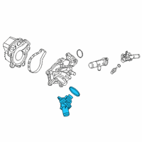 OEM 2020 Honda Insight Cover Assembly, Thermo Diagram - 19310-5P6-004