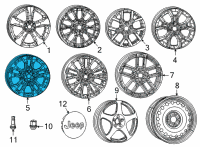 OEM Jeep Grand Cherokee L ALUMINUM Diagram - 4755435AA