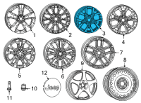 OEM Jeep Grand Cherokee L ALUMINUM Diagram - 4755433AA