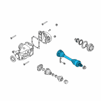 OEM BMW 745Li Driveshaft Diagram - 32207572683