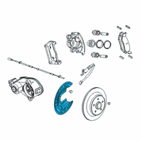 OEM 2020 Ram 1500 Shield-Splash Diagram - 68330564AC