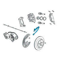 OEM 2019 Ram 1500 Brake Diagram - 68260032AE