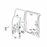 OEM 2014 Chevrolet Express 3500 Hinge Diagram - 19257343