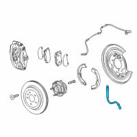 OEM 2016 Cadillac CTS Hose Asm-Rear Brake Diagram - 84238002