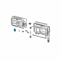 OEM 2000 Chevrolet Astro Lock Diagram - 15109045