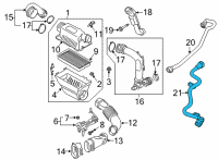 OEM 2022 Lincoln Aviator Hose Diagram - L1MZ-9J332-A