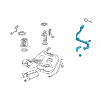 OEM Chevrolet Camaro Filler Pipe Diagram - 22925351