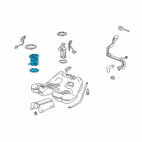 OEM 2010 Chevrolet Camaro Fuel Pump Diagram - 13592337