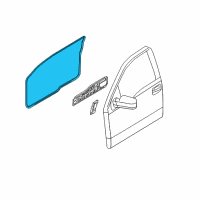 OEM 2014 Ford F-150 Weatherstrip On Body Diagram - BL3Z-1820709-B