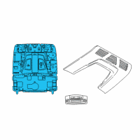 OEM 2019 BMW i3 Roof Function Centre Diagram - 61-31-6-820-169