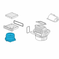 OEM Honda Motor Assembly, Fan Diagram - 79310-TF0-G01