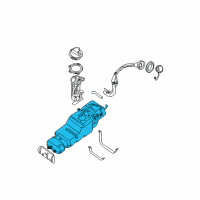 OEM Nissan Titan Fuel Tank Assembly Diagram - 17202-7S000