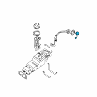 OEM 2010 Nissan Xterra Filler Cap Assembly Diagram - 17251-9CA0A