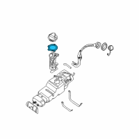 OEM 2005 Nissan Armada Plate-Lock, Fuel Gauge Diagram - 17343-7S000