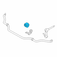 OEM 2014 Infiniti QX50 Bush-Stabilizer Diagram - 54613-1BD1A