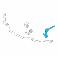 OEM Infiniti G37 Rod Assy-Connecting, Stabilizer Diagram - 54668-JK04B