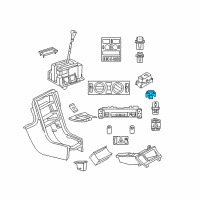 OEM Chrysler Crossfire Lamp-Child Seat Indicator Diagram - 5097513AA