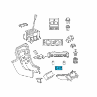 OEM 2007 Chrysler Crossfire Switch-Hazard Warning Diagram - 5102614AA