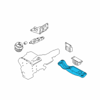 OEM Infiniti G35 Member Assy-Engine Mounting, Rear Diagram - 11310-JK500