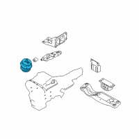 OEM 2014 Infiniti QX70 Insulator-Engine Mounting, Front Diagram - 11220-1BA0A