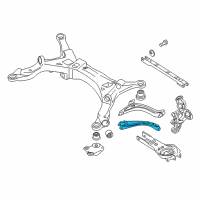 OEM 2005 Ford Freestyle Lateral Arm Diagram - 8G1Z-5500-B